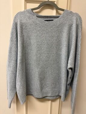 NWT-Vero Moda Pale Blue Ribbed Crewneck Sweater